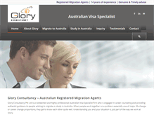 Tablet Screenshot of glory.net.au